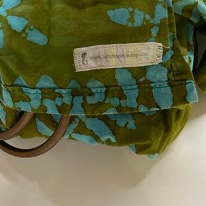 Ring sling baby carrier